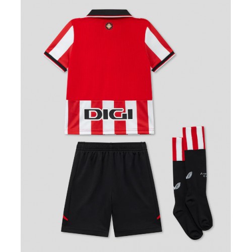 Athletic Bilbao Replica Home Stadium Kit for Kids 2025-26 Short Sleeve (+ pants) Athletic Bilbao Replica Home Stadium Kit for Kids 2025-26 Short Sleeve (+ pants)